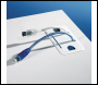 Trend Cable Tidy Insert Grey - Code CTI/105/PK1