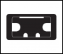 Trend Cable Tidy Insert Black - Code CTI/105/PK3