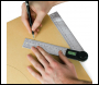Trend Digital Angle Rule - 360 Degree Angle Range For Measuring And Marking Bevels, Mitres And Slopes - Uk Sale Only - Code DAR/200