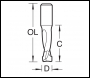 Trend Domino Bit 6mm Diameter - Code DOM/06