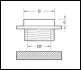 Trend Guide Bush Usa 16mm Hinge Jig - Code GB/US/160