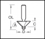 Trend Mini Guided Chamfer 45 Degree X 14.3mm Diameter - Code MB/05X1/4TC