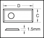 Trend Rota-tip Blade 29.5x12x1.5mm 1 Off - Code RB/C