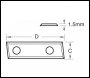 Trend Rota-tip Blade 28x9x1.5mm Lh One Off - Code RB/R/LH