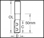 Trend Rota-tip Straight 12.7mm Diameter - Code RT/11MX1/2TC