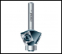 Trend Rota-tip Guided Bevel Trimmer 24mm Diameter 12mm Length - Code RT/31X1/4TC