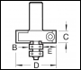 Trend Rota-tip Rebater 38.1mm Diameter - Code RT/39X1/2TC