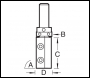 Trend Rota-tip Profiler Two Flute 19.05mm Dia X 29.5mm Cut - Code RT/71X1/2TC