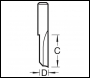 Trend Single Flute Cutter - Code S2/6X1/4STC