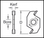 Trend Slotter 8mm Kerf 1/4 Bore - Code 34/33TC