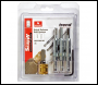 Trend Drill Bit Guides 4 Piece Set - For Accurately Drilling Pilot Holes Centrally To Any Countersink Fitting Such As Hinges Or Lock Faceplates. - Code SNAP/DBG/SET