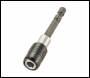 Trend Snappy Double Groove Bit Holder Quick Release 75mm Centrotec Compatible - Code SNAP/DG/BHQ
