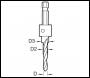 Trend Snappy Rta 7mm Confirmat Screw Stepped Drill - Code SNAP/RTA/7