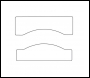 Trend Template Panel Door Set Rad 264mm - Code TEMP/PD/R/D