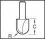 Trend Radius 5mm Radius And 18mm Diameter - Code TR21X1/4TC