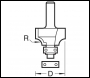 Trend Guided Ovolo Round Over Cutter 6.35mm Radius - Code TR31X1/4TC