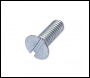 Trend M4 X 12mm Countersunk Slot Machine Screw - Uk Only - Code WP-SCW/03