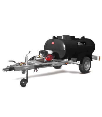 V-TUF DELUGE 6.5HP Gearbox Driven Honda Petrol 1125 ltr Highway Trailer Bowser Pressure Washer - 2900psi, 200Bar MAX, 12L/min - Code DELUGE1125HWTGB065