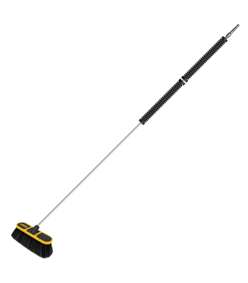 V-TUF PRO SOFT BRISTLE CAR WASH BRUSH (90mm WIDE) WITH 900mm HANDLE & KTQM INLET - H2.022LKTQ10 - Code H2.022LKTQ10