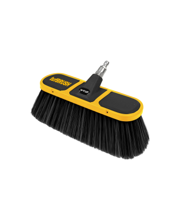 V-TUF tufBRUSH600 SOFT BRISTLE  CAR WASH BRUSH BLACK 300mm WIDTH 9CM - SSQ MALE INLET - H2.021SSQ - Code H2.021SSQ