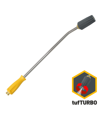 V-TUF 2P LANCE - 500mm BENT LANCE M22M - 350BAR - tufTURBO (05) NOZZLE 5076psi - Code H4.009TT(05)