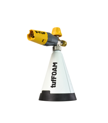 V-TUF tufFOAM Corrosive Resistant Cannon & 1 Litre Bottle (ADJUSTABLE DOSE) – M22 MALE - Code OPF077TF