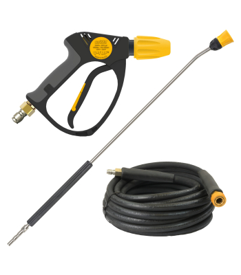 V-Tuf Rapid M SSC 415v Heavy Industrial Stainless Mobile Cold Pressure Washer 150 BAR @ 15L/Min - Code RAPIDSSC415V-15015