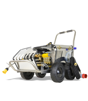 V-TUF RAPID SSC XL 415v M35015 MOBILE COLD STAINLESS STEEL PRESSURE WASHERS 350 bar 15 lpm - Code RAPIDSSC415V-35015