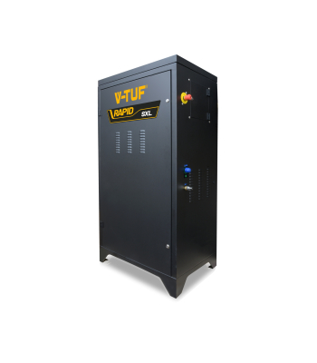 V-TUF RAPID SXL BE- 415V - 15 l/min 200 BAR STATIC HOT PRESSURE WASHER BLACK EDITION Cabinet - Code RAPIDSXL415BE