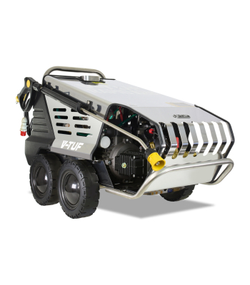 V-TUF RAPIDVSC415V Hot Water Stainless Industrial Mobile Pressure Washer - 2200psi, 150Bar, 15L/min