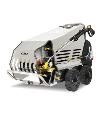 V-TUF RAPID VTS2115HPC 150BAR 21L/MIN XL MOBILE HOT PRESSURE WASHER 415V (3 Phase) HIGH PRESSURE CHEMICAL - Code RAPIDVTS2115HPC