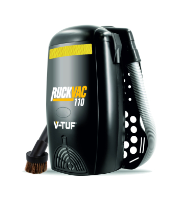 V-TUF RUCKVAC 110v Industrial Backpack Vacuum Cleaner + 5M HIGH LEVEL INTERNAL CLEANING KIT - Code RUCKVAC-110-KIT2