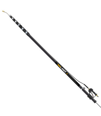 V-TUF GCX33 teleLANCE CARBON FIBRE TELESCOPIC LANCE 2.5 UP TO10 METRES - COMES WITH BELT & GUTTER CLEANING ATTACHMENT - CODE T2.GCX33CF