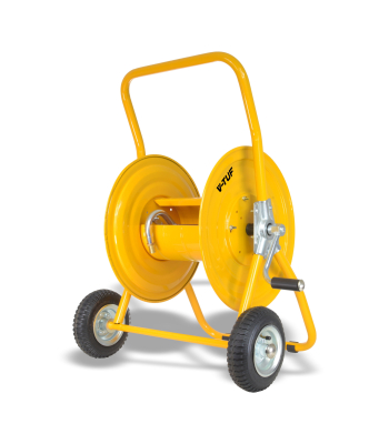 V-TUF MANUAL WIND - HOSE REEL TROLLEY for 50m 3/4 Hose - Code V3.3450