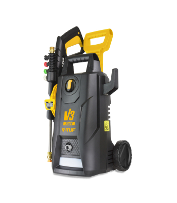 V-TUF V3-240 X2 2175psi 150Bar, 7.5L/min DIY Portable Electric Pressure Washer - Pro Patio & Car Cleaner Kit - Code V3240X2-KIT4