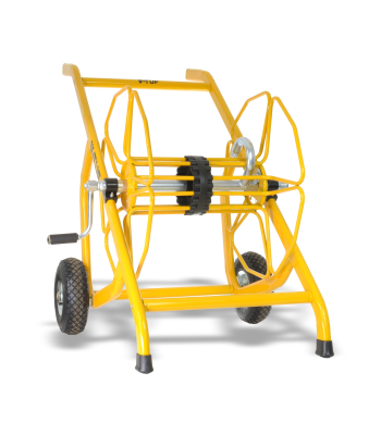 V-TUF MANUAL WIND - HOSE REEL TROLLEY for 100m 3/4 Hose - Code V3.34100