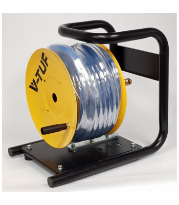 V-Tuf MANUAL WIND SR1 PORTABLE HOSE REEL SUPER SERIES 1/2F with 30m 400BAR HOSE x3/8F - V5.132SSC- KIT1