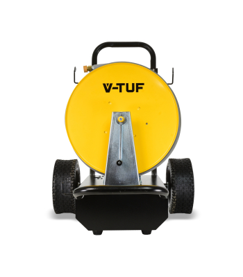 V-TUF tufREEL SUPER SERIES MANUAL WIND - 50m - With 50M 400BAR YELLOW tufCOVER HOSE & MSQ Connectors - Code V5.141SS-KIT2