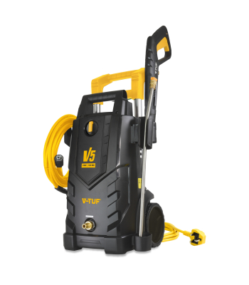 V-TUF V5 240v X2 Tough DIY Electric High Power Pressure Jet Washer 2400psi, 165Bar, 7.2L/min - Patio & Car Cleaner Starter Kit Included - Code V5240X2-KIT1