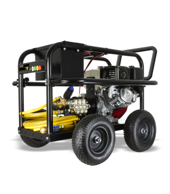 V-TUF T13 - 250Bar, 15L/min  13HP HONDA Driven Petrol Pressure Washer With Gearbox - Roll Cage Frame & Electric start - Code VTUFT13-GB250