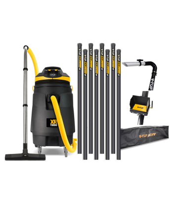 V-TUF XR11000 240V 110L 3000W Wet & Dry Industrial Vacuum Cleaner - 40Ft GCXALU50 GUTTER KIT -WITH CAMERA & HOLDALL KIT - Code XR11000-240GCXKIT3