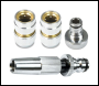 V-TUF PROFESSIONAL KCQ X4 PIECE HOSE CONNECTOR AND NOZZLE SET 1/2 inch  / 12.5mm - CODE B1.212-KIT1