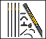 V-TUF HIGH LEVEL INDOOR & GUTTER CLEANER KIT- 16ft (5M) REACH 32MM POLES - With 2 Pipe Cleaning Tools - Code GCX32-16PC