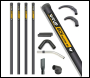 V-TUF HIGH LEVEL INDOOR & GUTTER CLEANER KIT- 16ft (5M) REACH 38MM POLES - With Pipe Cleaning Tools - Code GCX38-16PC