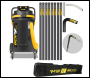 V-TUF GCX8000 3.5KW 80L WET & DRY  Industrial Powerful Vacuum Cleaner - Side Entry & Cyclone Tech (240V) + 20FT GCX ALU GUTTER CLEANING KIT - Code GCX8000-240-KIT3