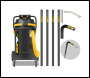 V-TUF GCX8000 3.5KW 80L WET & DRY  Industrial Powerful Vacuum Cleaner - Side Entry & Cyclone Tech (240V) + 20FT GCX ALU GUTTER CLEANING KIT - Code GCX8000-240-KIT3