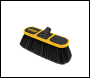 V-TUF tufBRUSH600 SOFT BRISTLE CAR WASH BRUSH BLACK 260mm WIDTH 9CM - 1/4F INLET - CODE H2.021