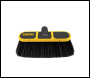 V-TUF tufBRUSH600 SOFT BRISTLE CAR WASH BRUSH BLACK 260mm WIDTH 9CM - 1/4F INLET - CODE H2.021