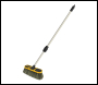 V-TUF tufBRUSH900 SOFT BRISTLE CAR WASH BRUSH BLACK WITH RUBBER EDGING WITH TELESCOPIC POLE EXTENDS UPTO 2.7M - CODE H2.022-KIT1