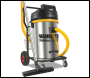V-TUF MAMMOTH STAINLESS 2.4kW 240v 80L Wet & Dry Twin Motor Industrial Vacuum Cleaner - Auto Pump Out - MAMMOTH240-STXAUTO